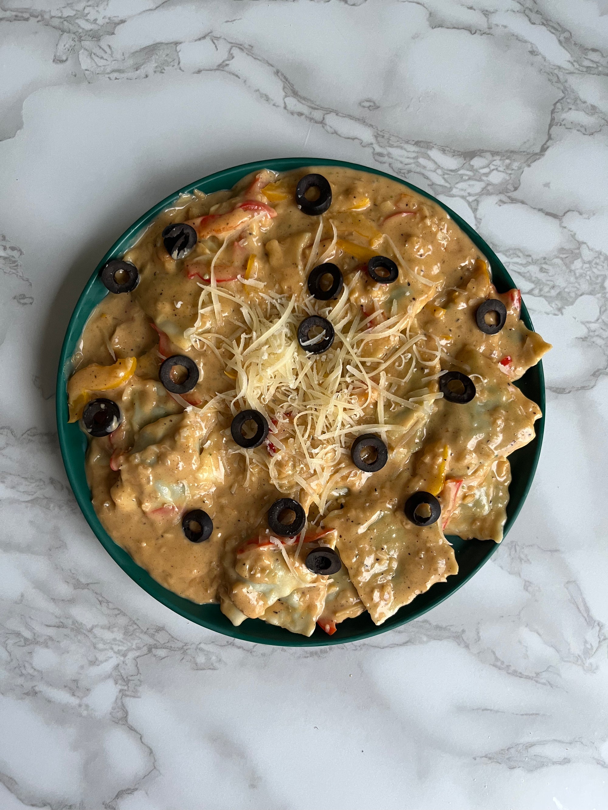 Ravioli with Sproos’ Cashew Peri-Peri Sauce