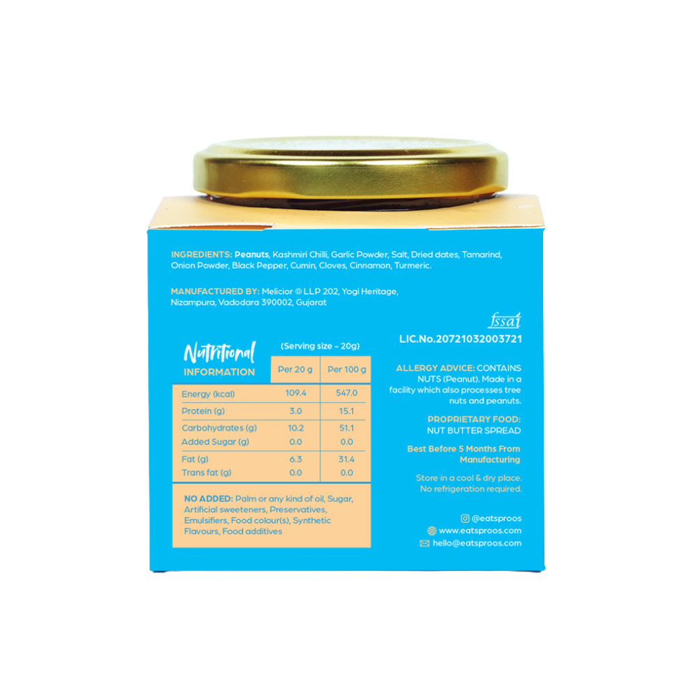 peanut rechaedo nut sauce pack information