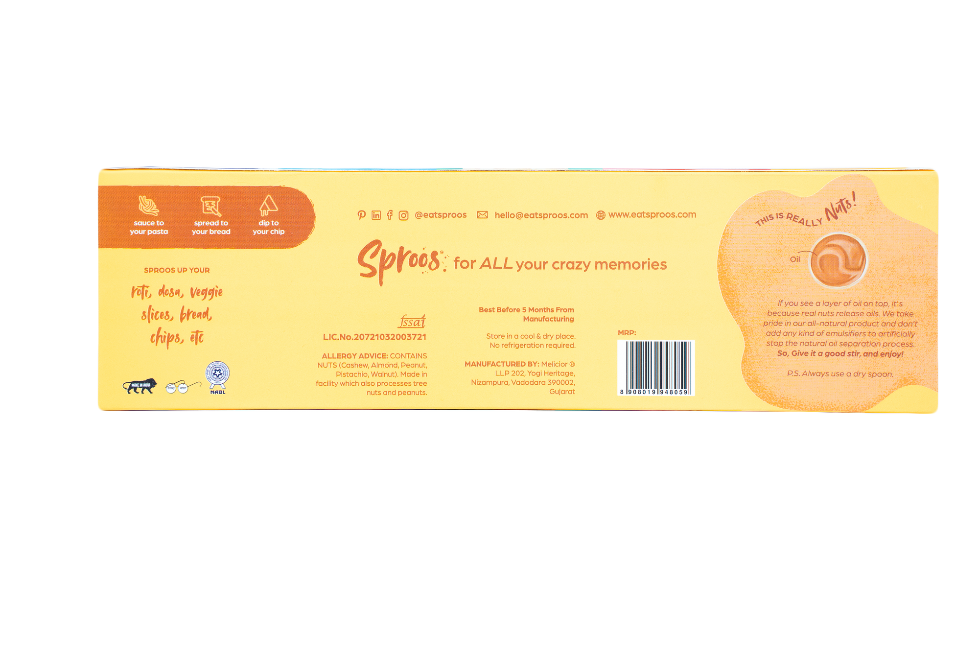 information of nut sauces mini collection