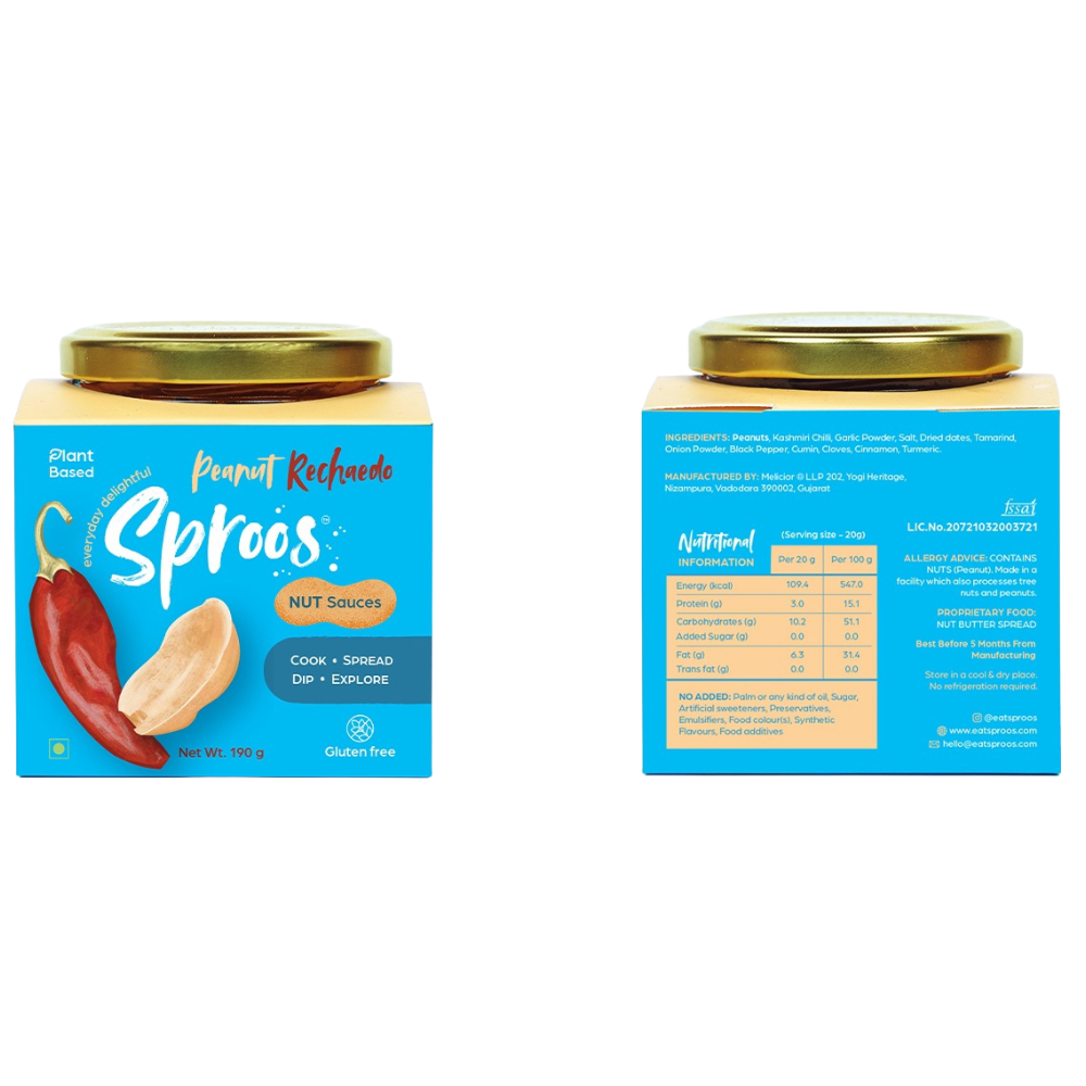 peanut rechaedo nut sauce pack