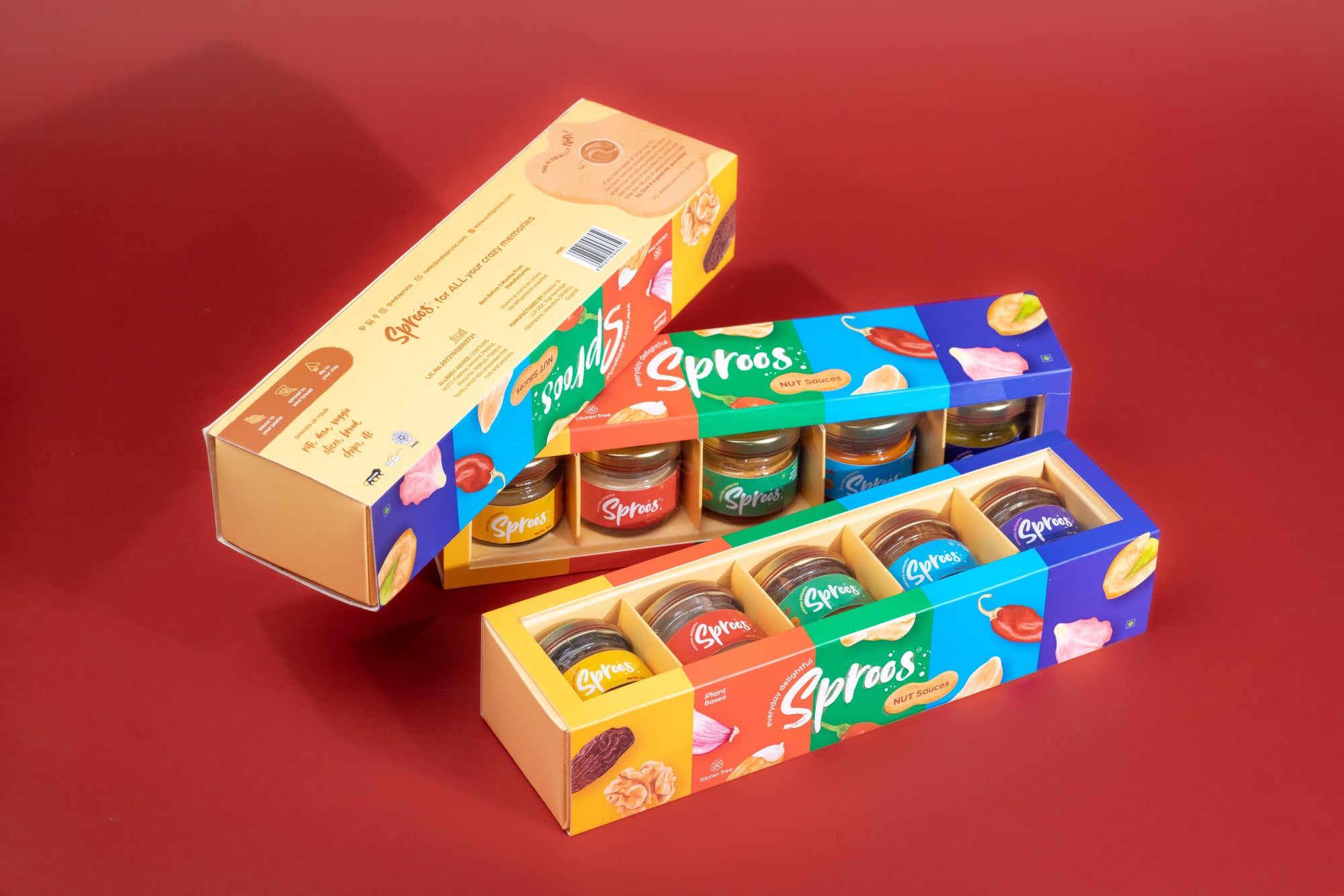 mini collection of nut sauces