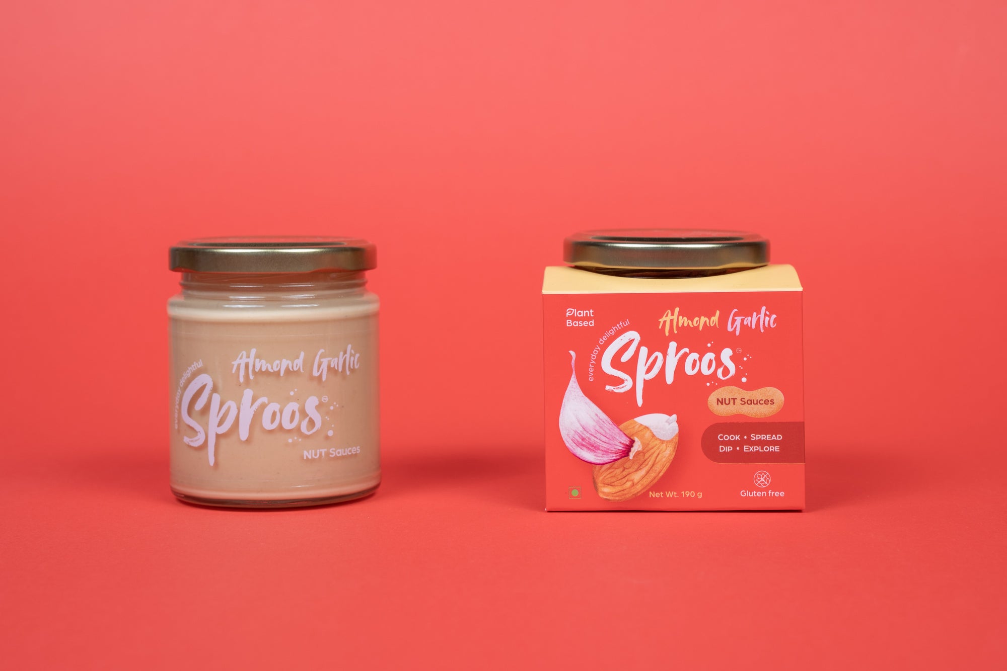 almond garlic nut sauce