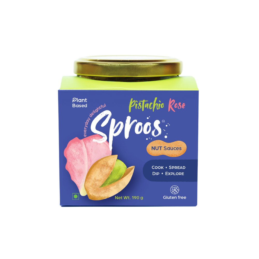 pistachio rose sproos nut sauce